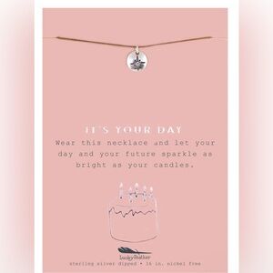 Lucky Feather - It’s Your Day Sterling Silver Starburst Necklace - Brand New 🧡✨
